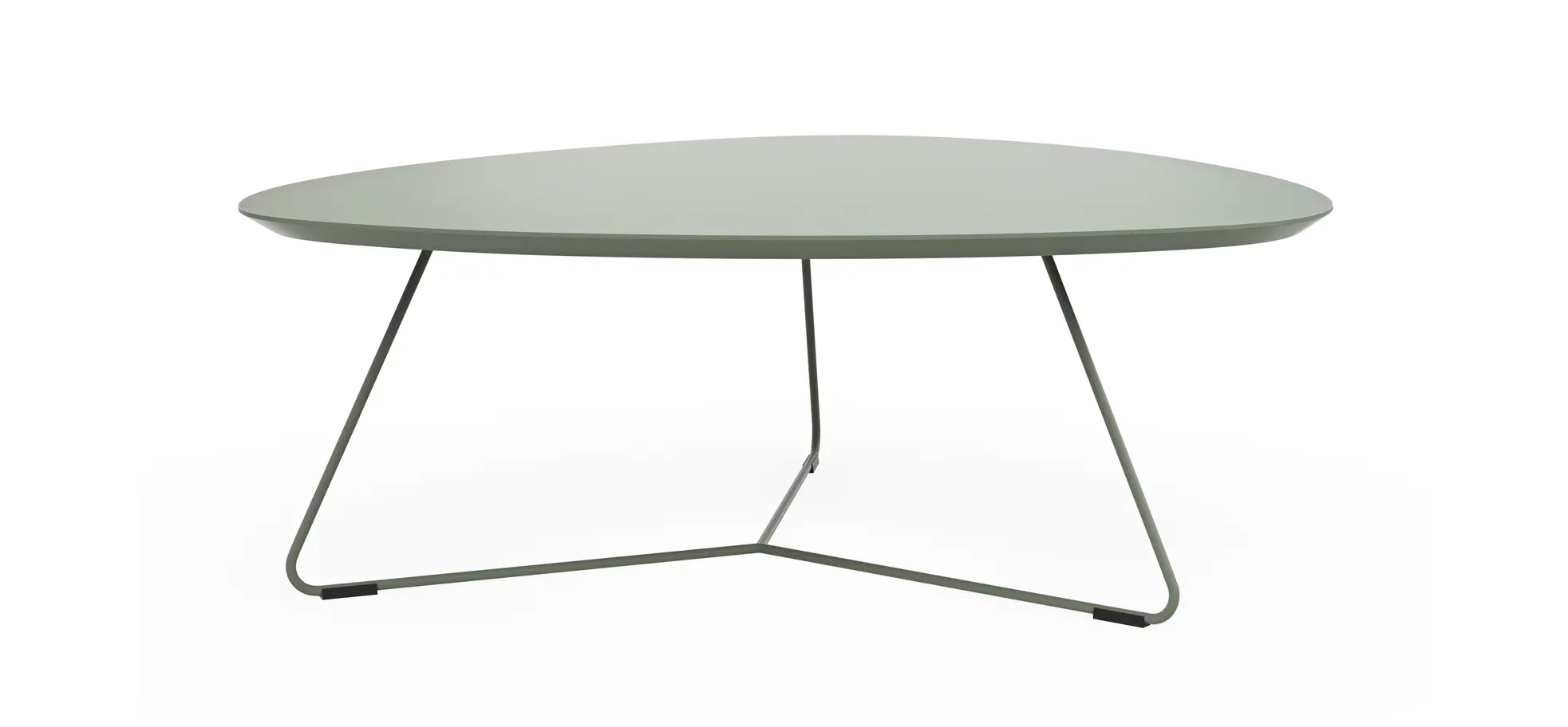 Couchtisch Fano - LBH ca. 87x78x33 cm, Fenix, Olivgrün