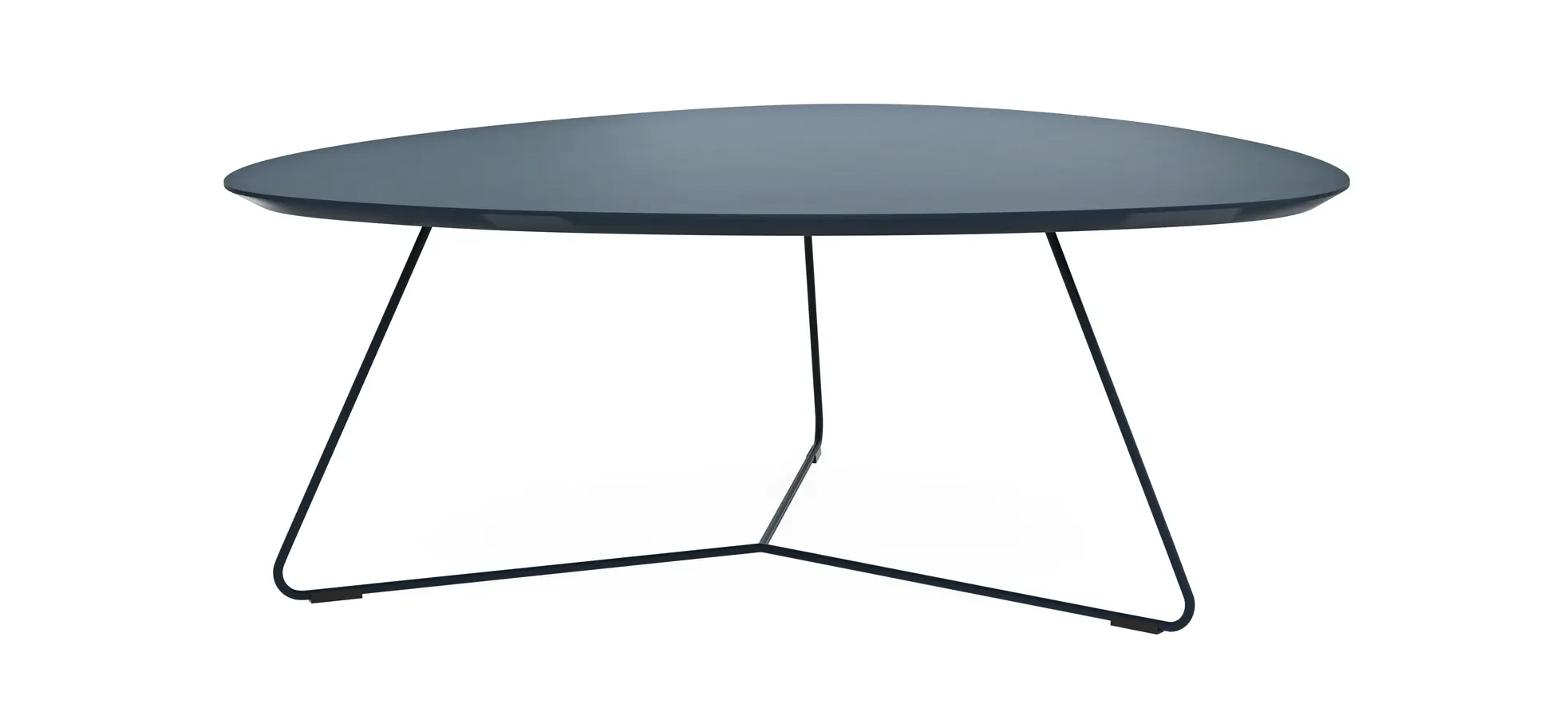 Couchtisch Fano - LBH ca. 96x86x38 cm, Fenix, Dunkelblau