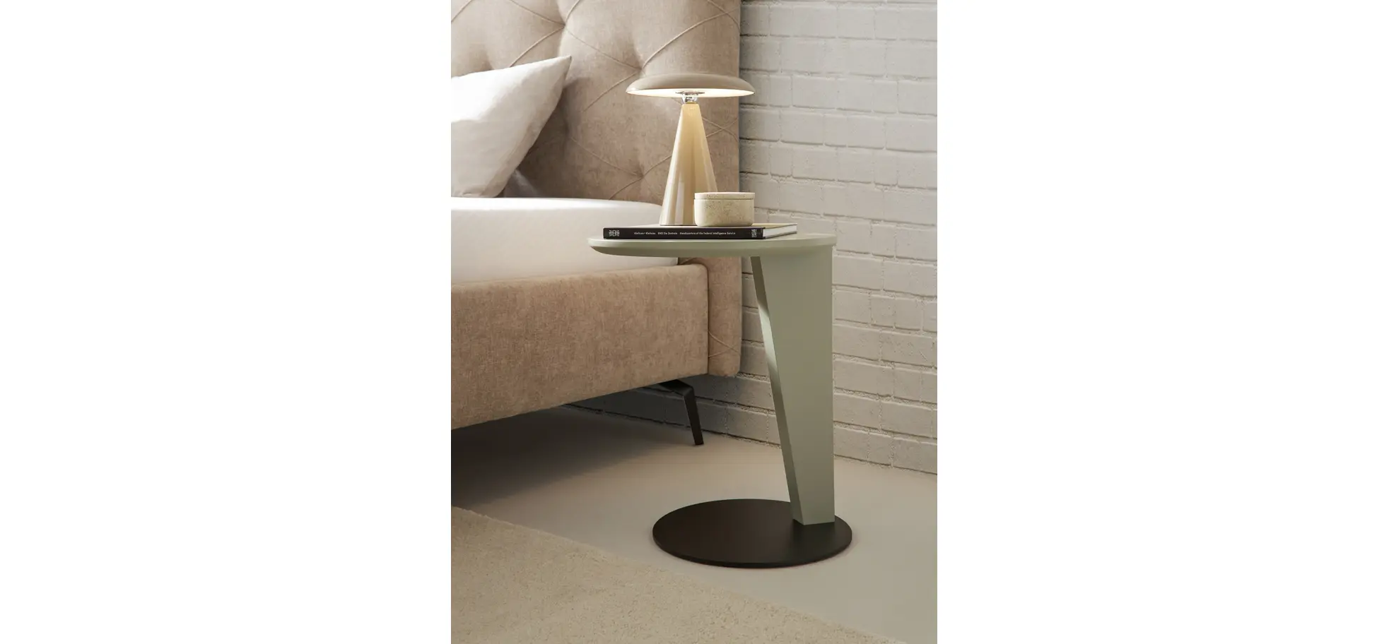 Polsterbett Delia - Liegefläche ca. 180x200 cm, Stoff, Beige