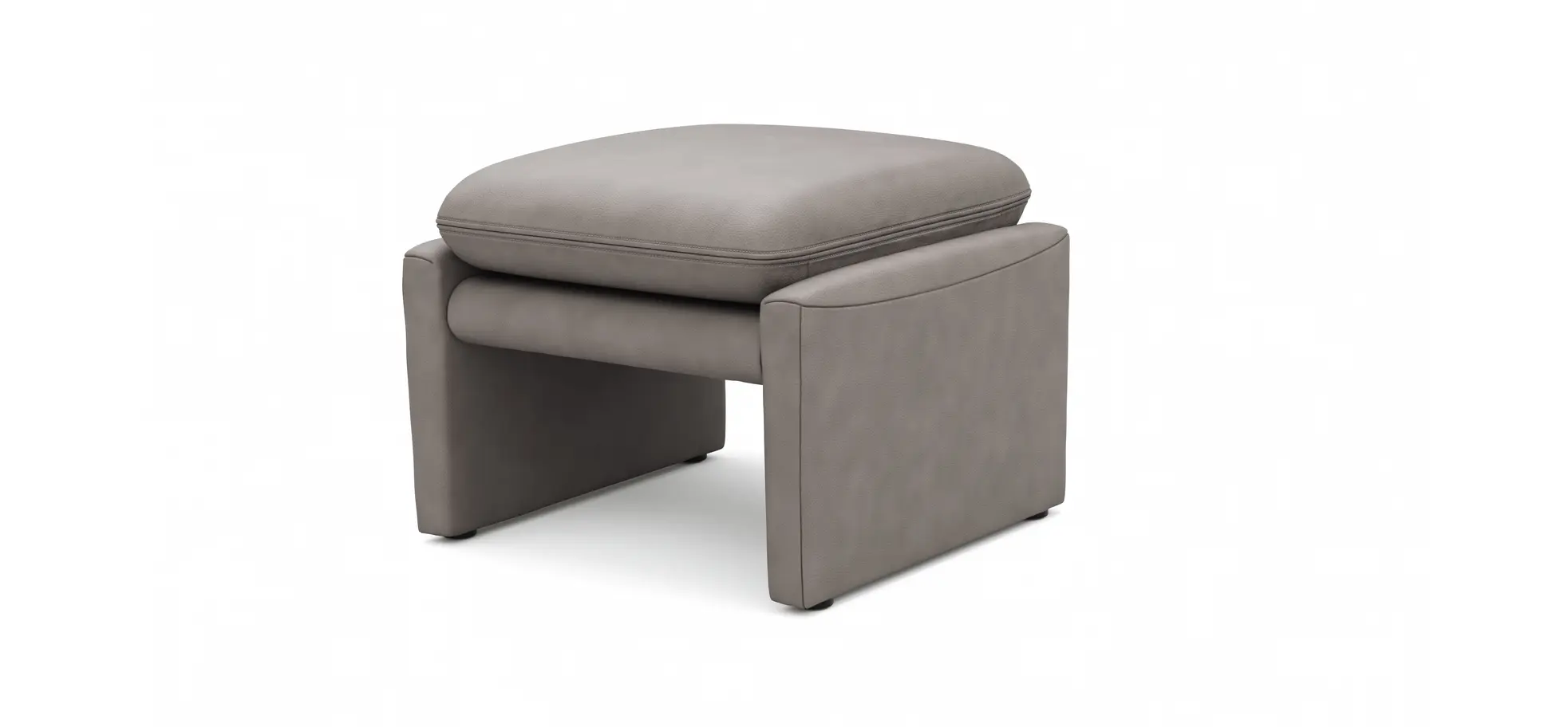 Hocker Tenero - inkl. Sitzhöhe verstellbar, Stoff, Grau