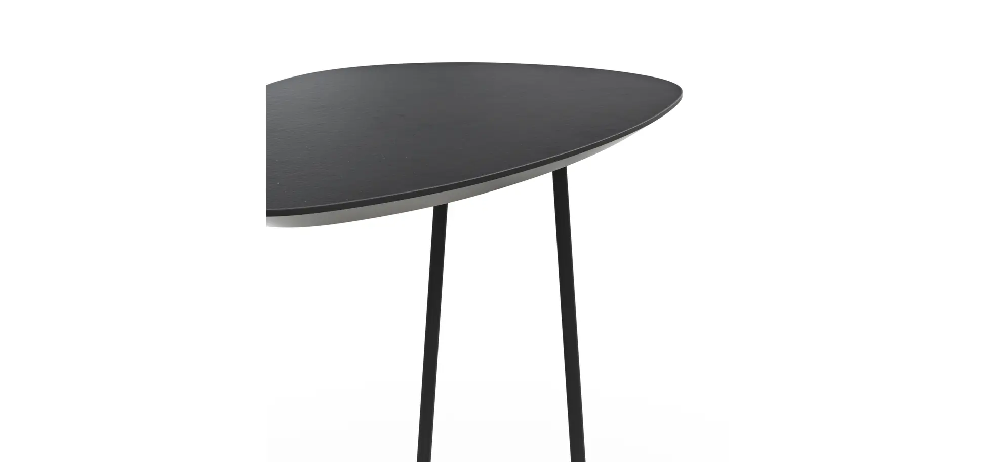 Sofatisch Fano - LBH ca. 57x39x54 cm, Fenix, Schwarz