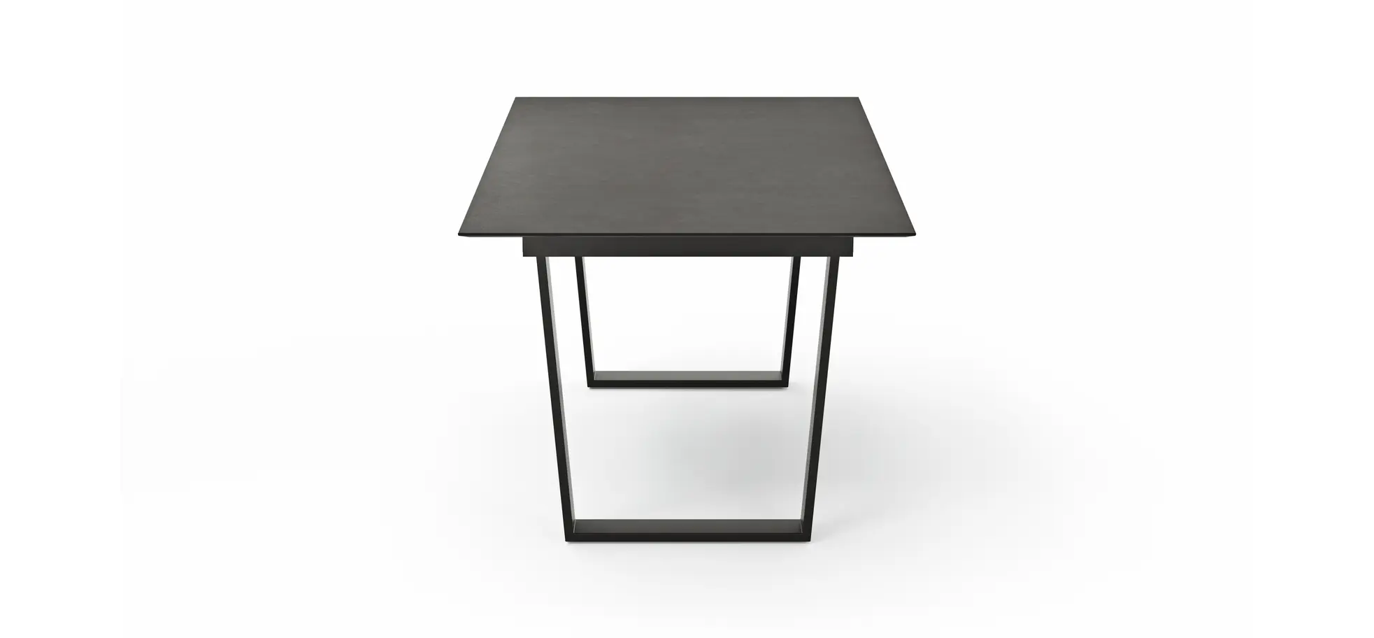 Esstisch Dinner - verlängerbar, LB ca. 180x95 cm, Kunststoff, Dunkelgrau