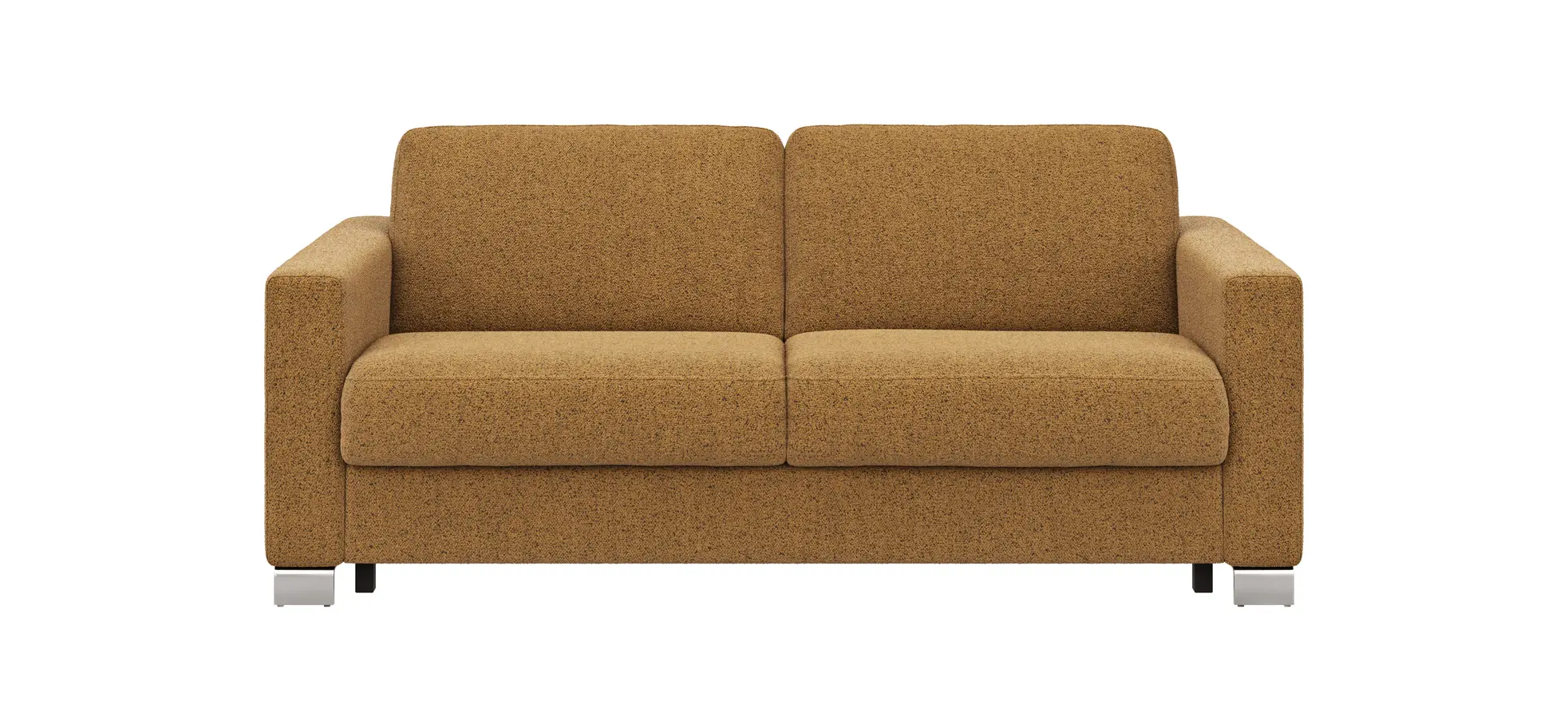 Sofa Nuoro - 2,5-Sitzer inkl. Schlaffunktion, Armlehne 1, Stoff, Cognac 108104