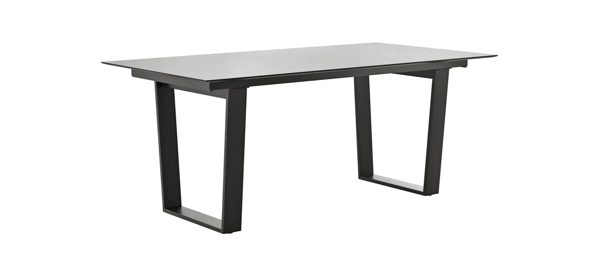 Esstisch Dinner - LB ca. 180x95 cm, Kunststoff, Hellgrau 106239