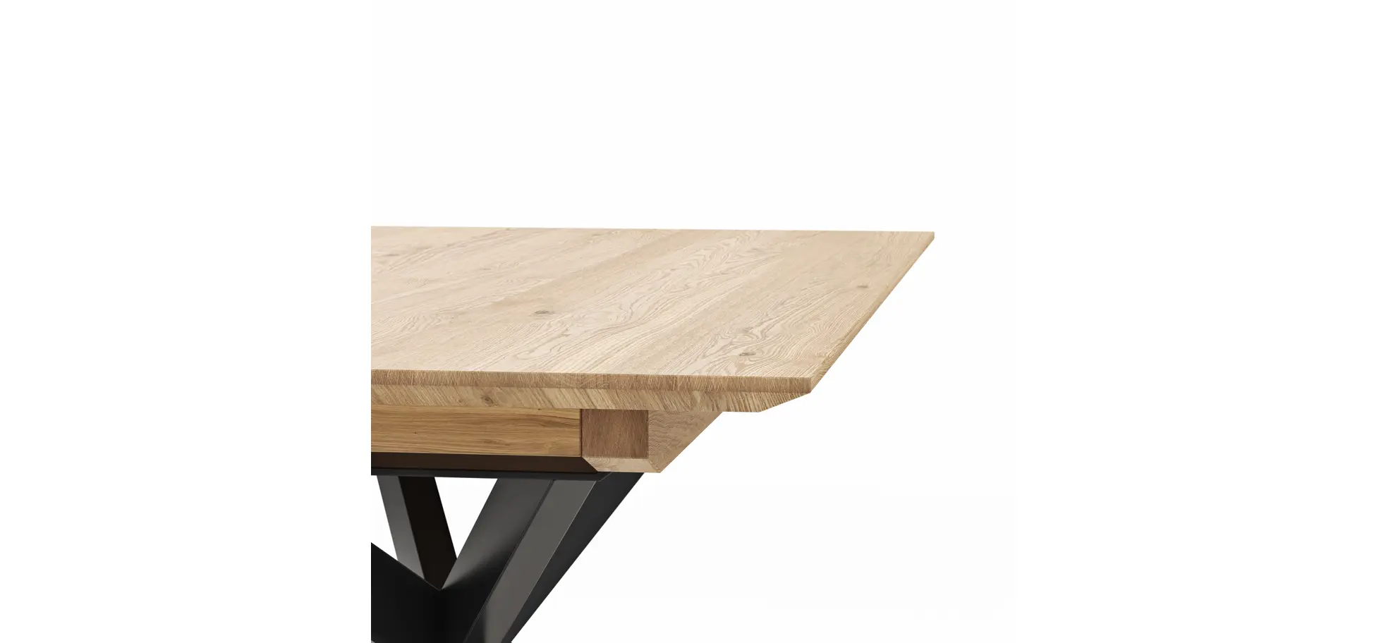 Esstisch Talara Lola - LB ca. 160x90cm, Wildeiche Bianco