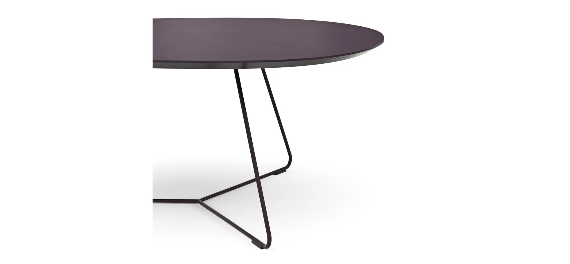 Couchtisch Fano - LBH ca. 121x75x38 cm, Fenix, Aubergine