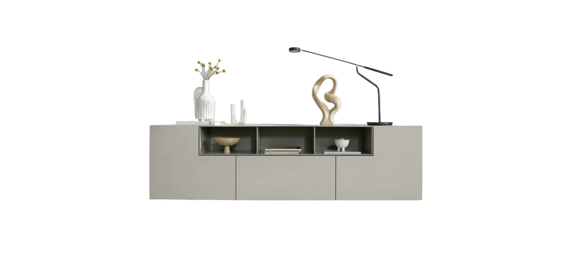 Sideboard 3900 - BHT ca. 220x62x45 cm, Lack, Kaschmir