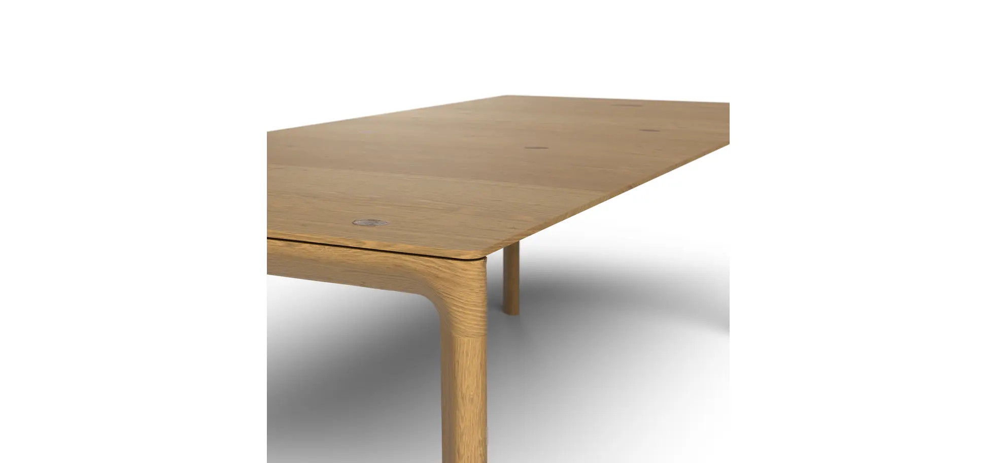 Esstisch 3400 - ausziehbar, LB ca. 220x100cm, Asteiche massiv