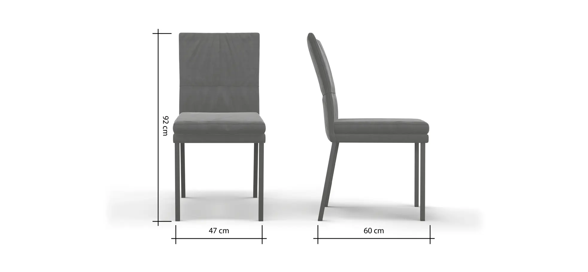 Stuhl Salamanca - Stoff, Olive