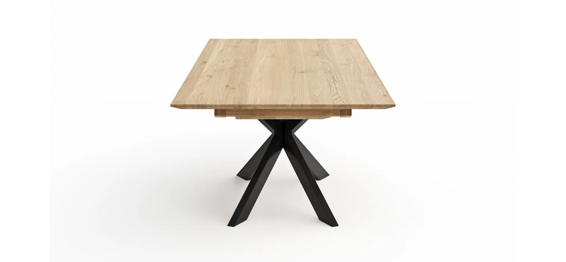 Esstisch Talara Lola - beidseitig ausziehbar, LB ca. 240x100cm, Wildeiche Bianco