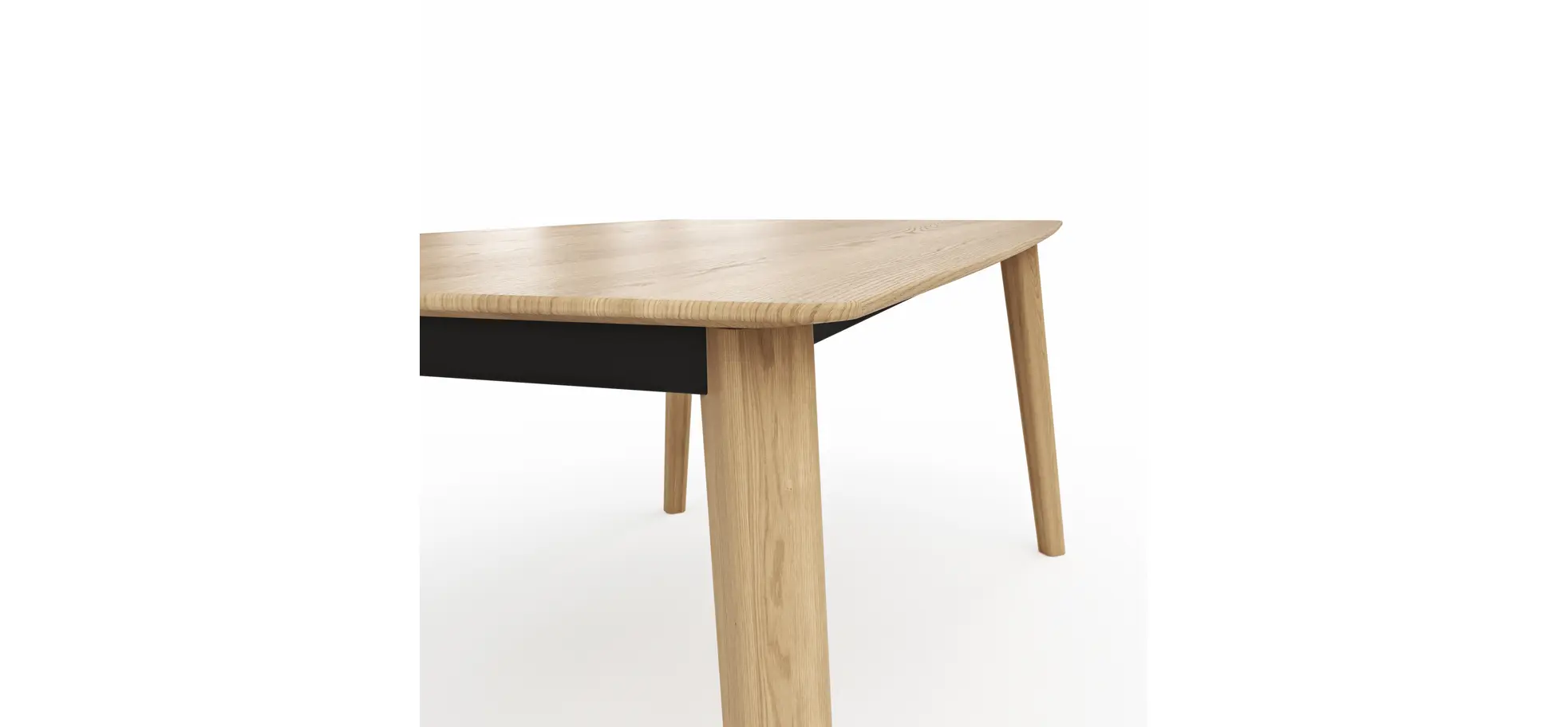 Esstisch Saltino - ausziehbar, LB ca. 180x100 cm, Eiche massiv