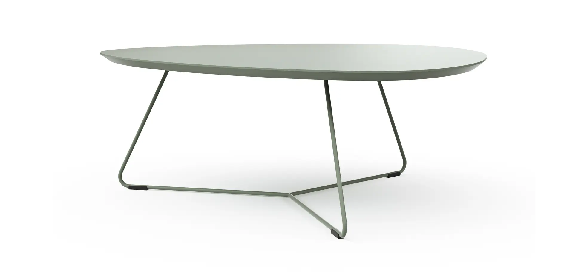 Couchtisch Fano - LBH ca. 87x78x33 cm, Fenix, Olivgrün