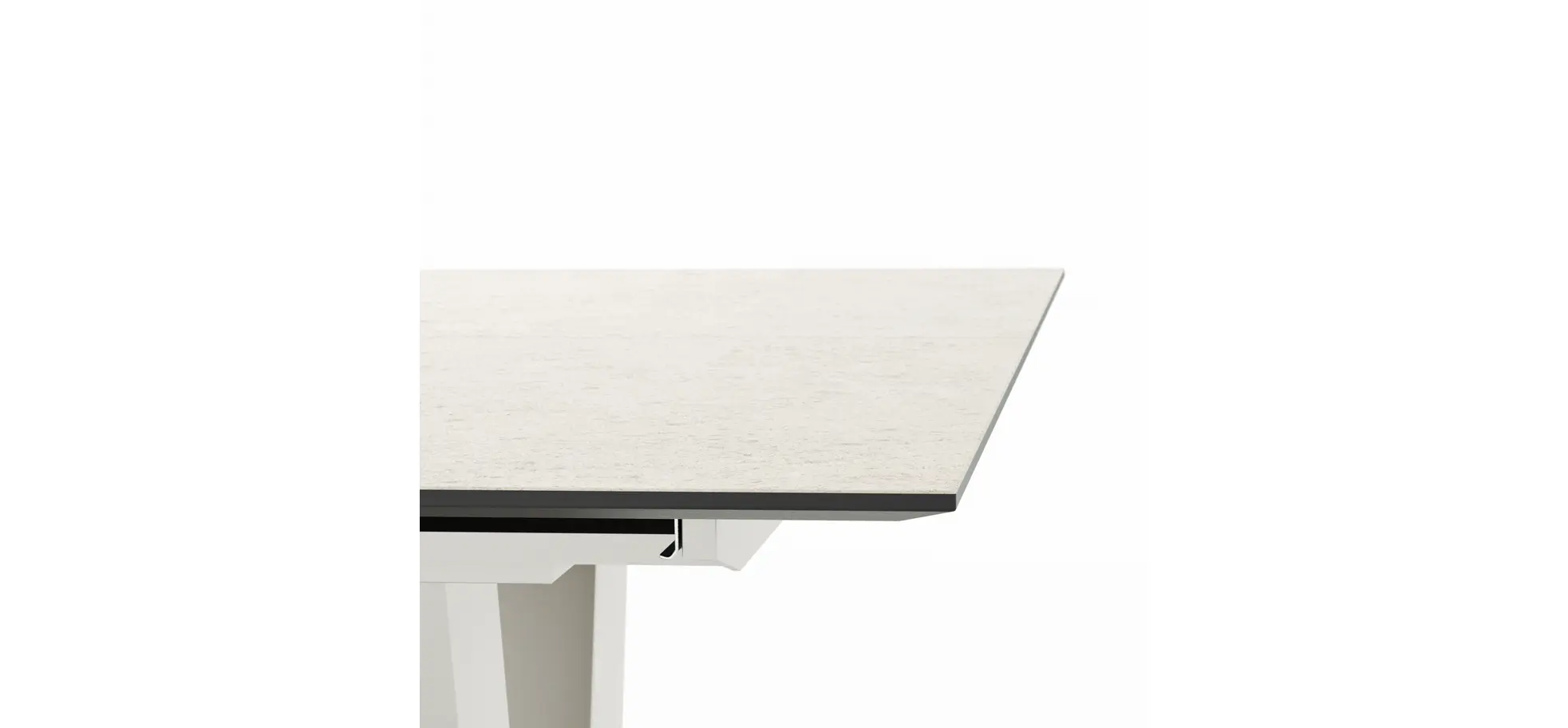 Esstisch Dinner - ausziehbar, LB ca. 160x 90 cm, HPL, Sand