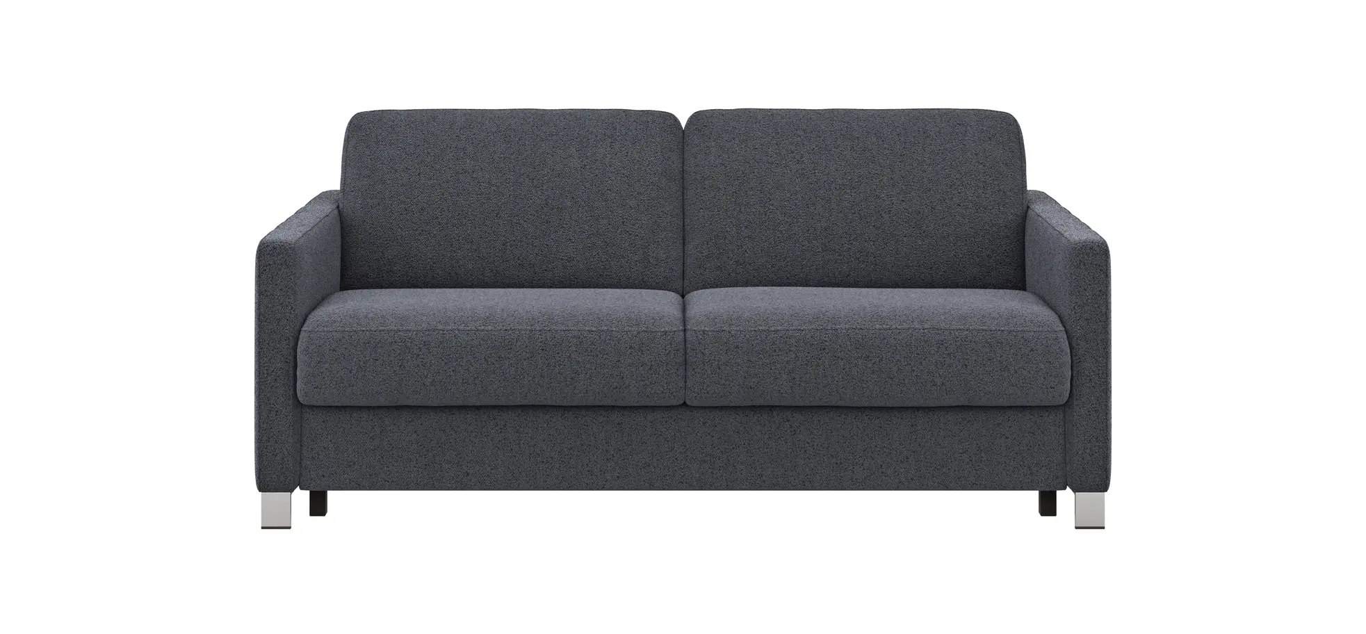 Sofa Nuoro - 2,5-Sitzer inkl. Schlaffunktion, Armlehne schmal, Stoff, Eisblau 109131