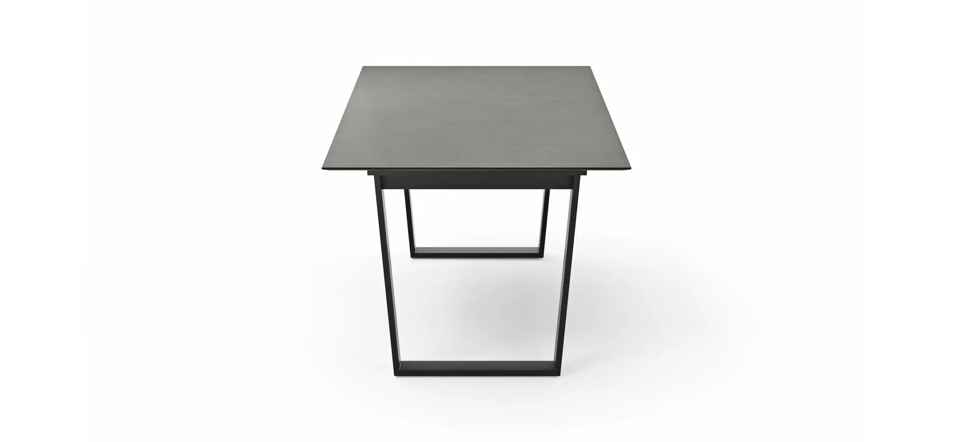 Esstisch Dinner - LB ca. 200x95 cm, Kunststoff, Grau