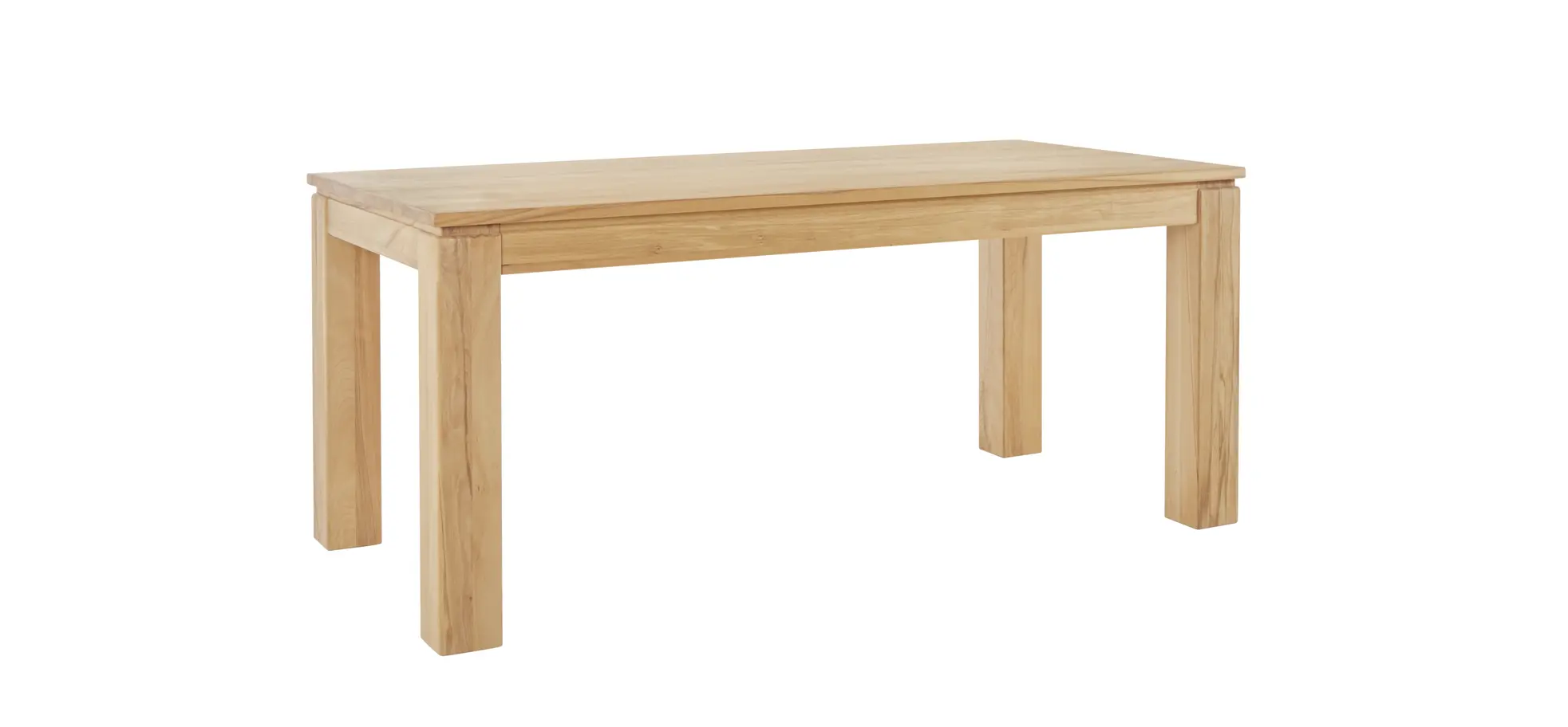 Esstisch Faro 6.0 - LB. ca. 176x86 cm, Tisch verlängerbar, Kernbuche massiv, geölt 144772