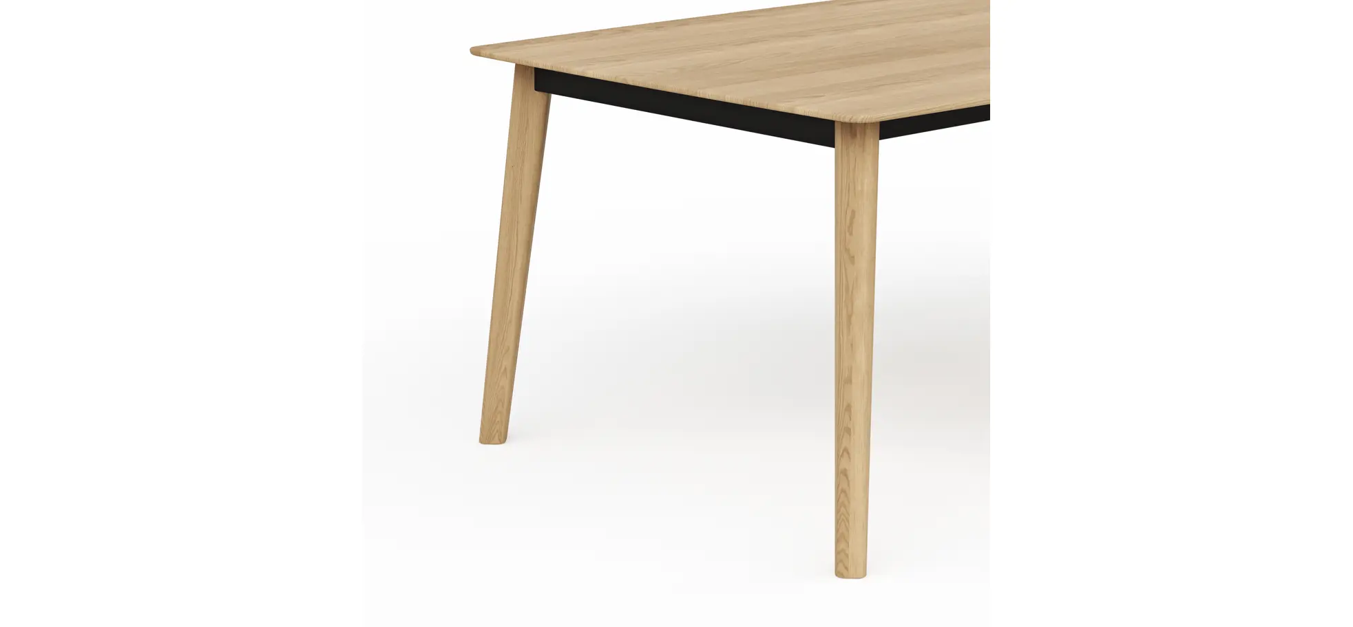 Esstisch Saltino - ausziehbar, LB ca. 180x100 cm, Eiche massiv