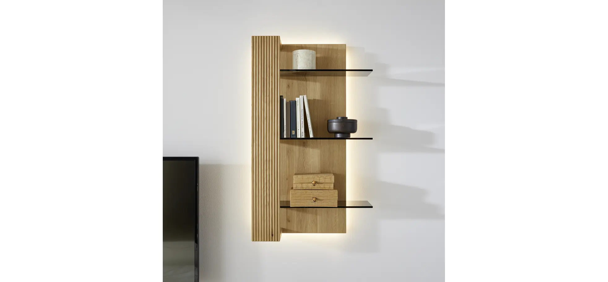 Wandboard Estana - Eiche massiv, legno