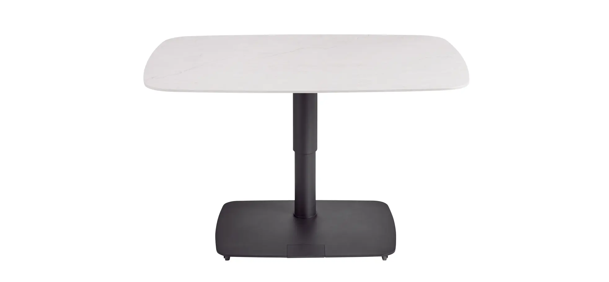 Couchtisch Camas - LBH ca. 100x65x42 cm, Keramik, Creme