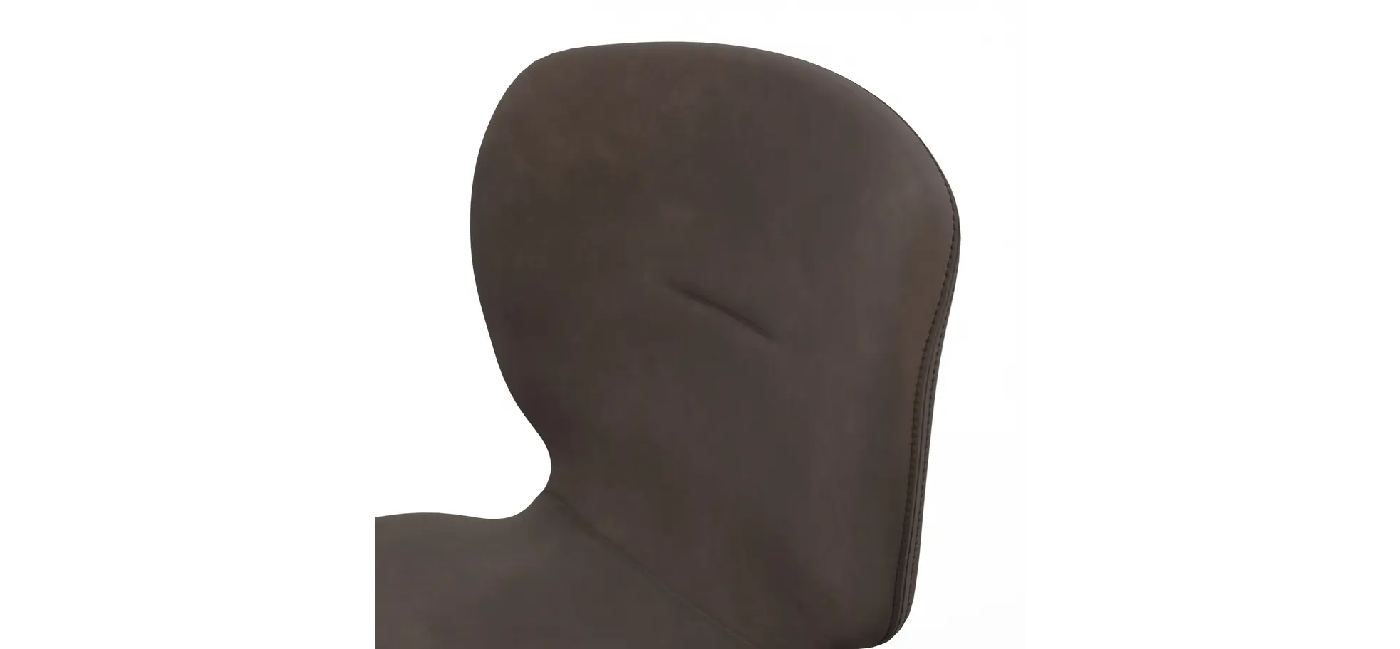 Stuhl Saltino - Stoff, Dunkelbraun