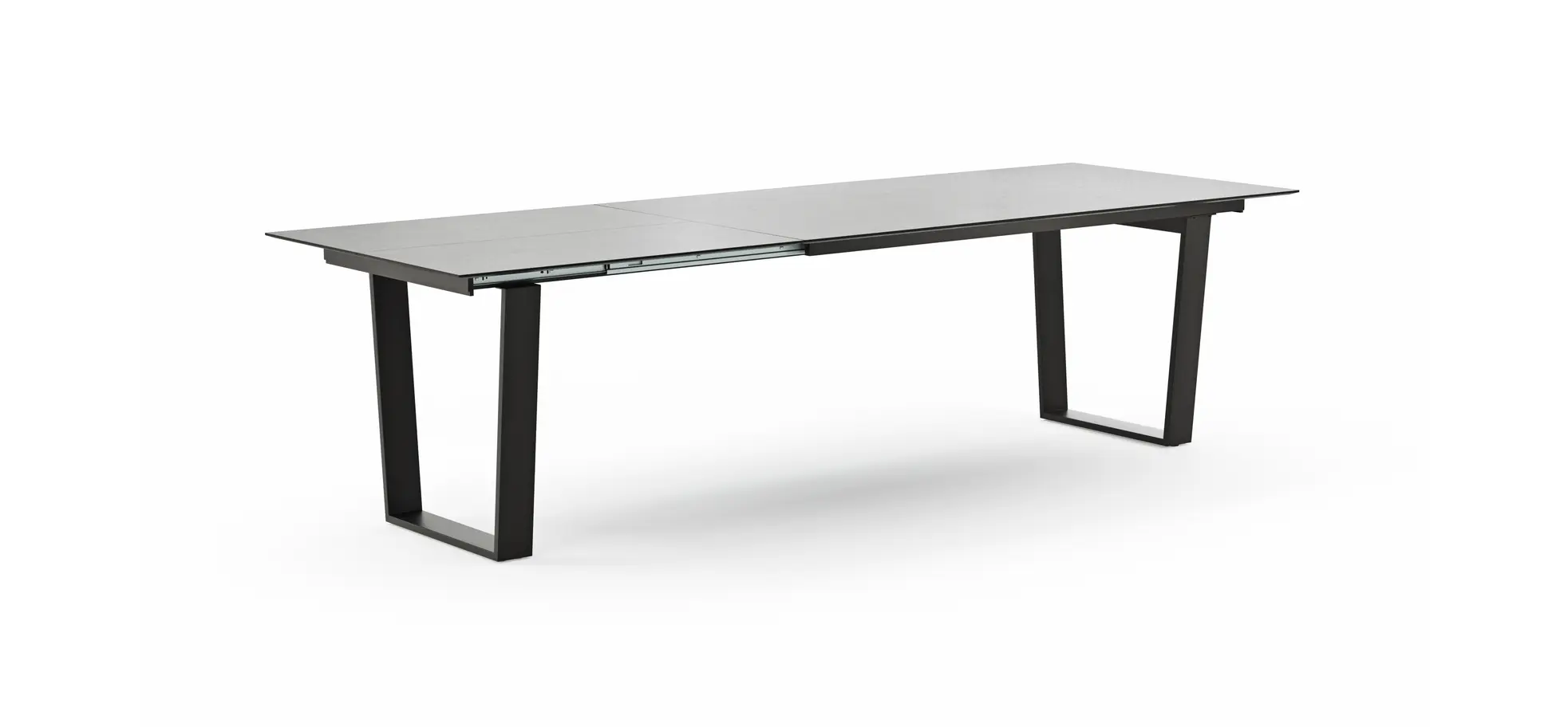 Esstisch Dinner - verlängerbar, LB ca. 180x95 cm, Kunststoff, Hellgrau