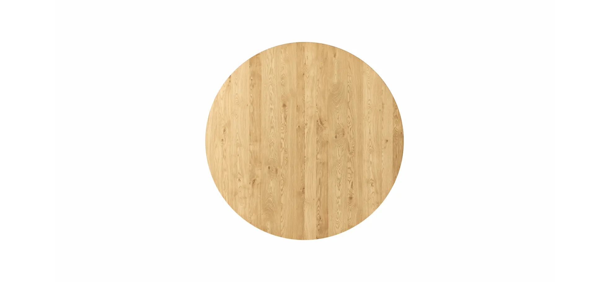 Esstisch 5000 - D ca. 130 cm, ausziehbar, Wildeiche Massiv