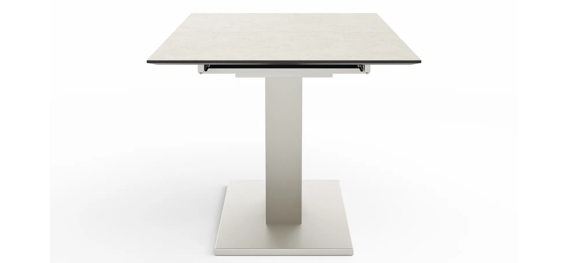 Esstisch Dinner - ausziehbar, LB ca. 160x 90 cm, HPL, Sand