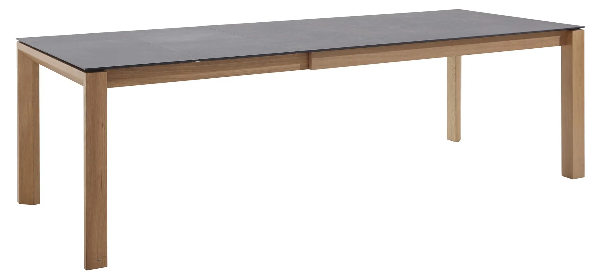 Esstisch 5000 - ausziehbar, LB ca. 160x90 cm, Kunststoff, Schwarz 104442