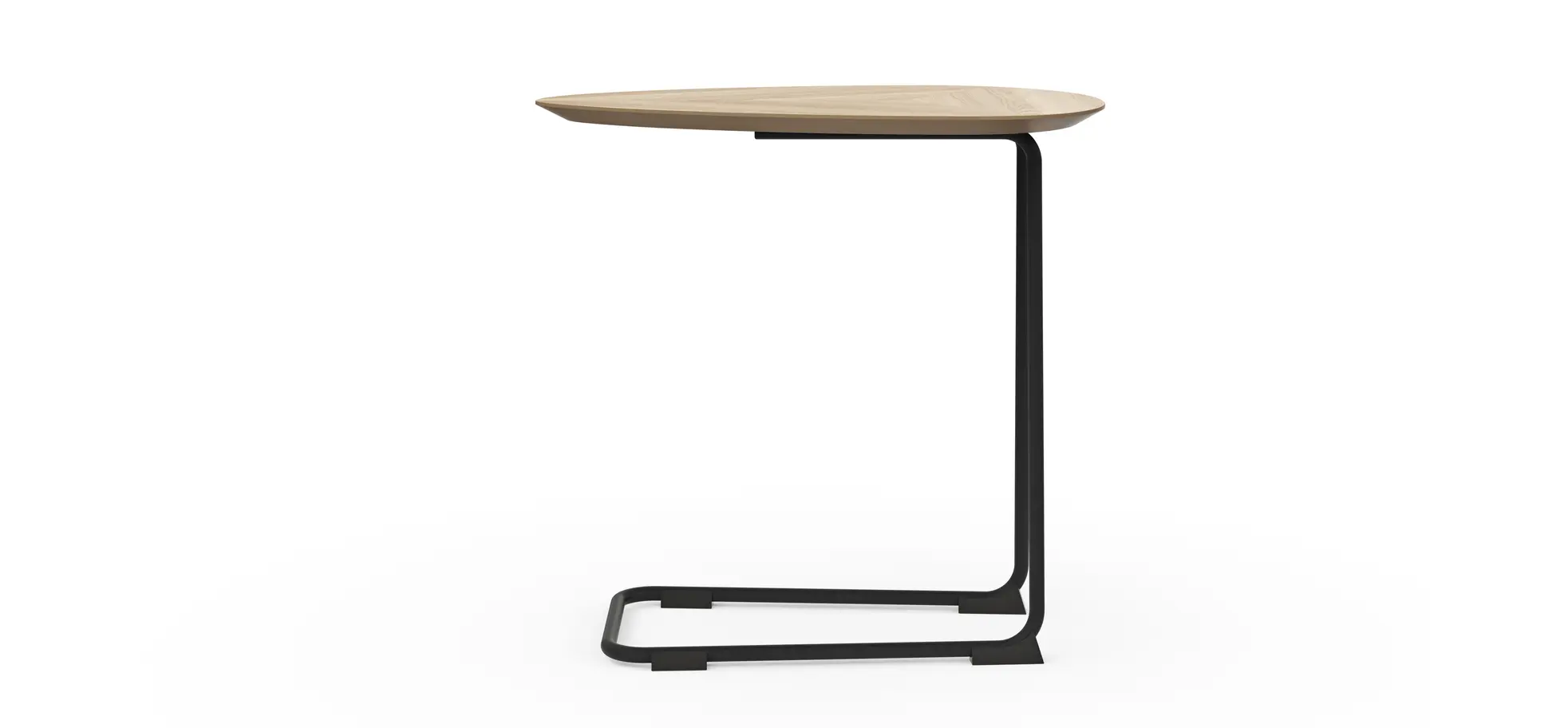 Sofatisch Fano - LBH ca. 57x39x54 cm, Eiche natur, Furnier