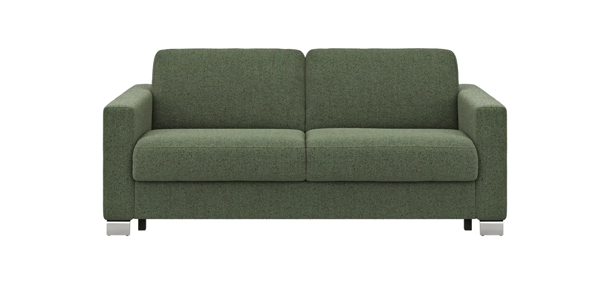 Sofa Nuoro - 2,5-Sitzer inkl. Schlaffunktion, Armlehne 1, Stoff, Olivgrün 120711