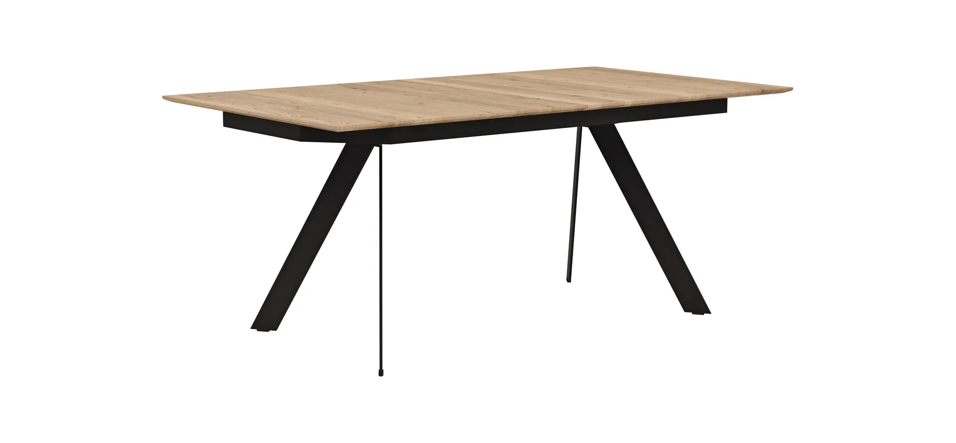 Esstisch Dinner - ausziehbar, LB ca. 180x100 cm, Eiche massiv 110374