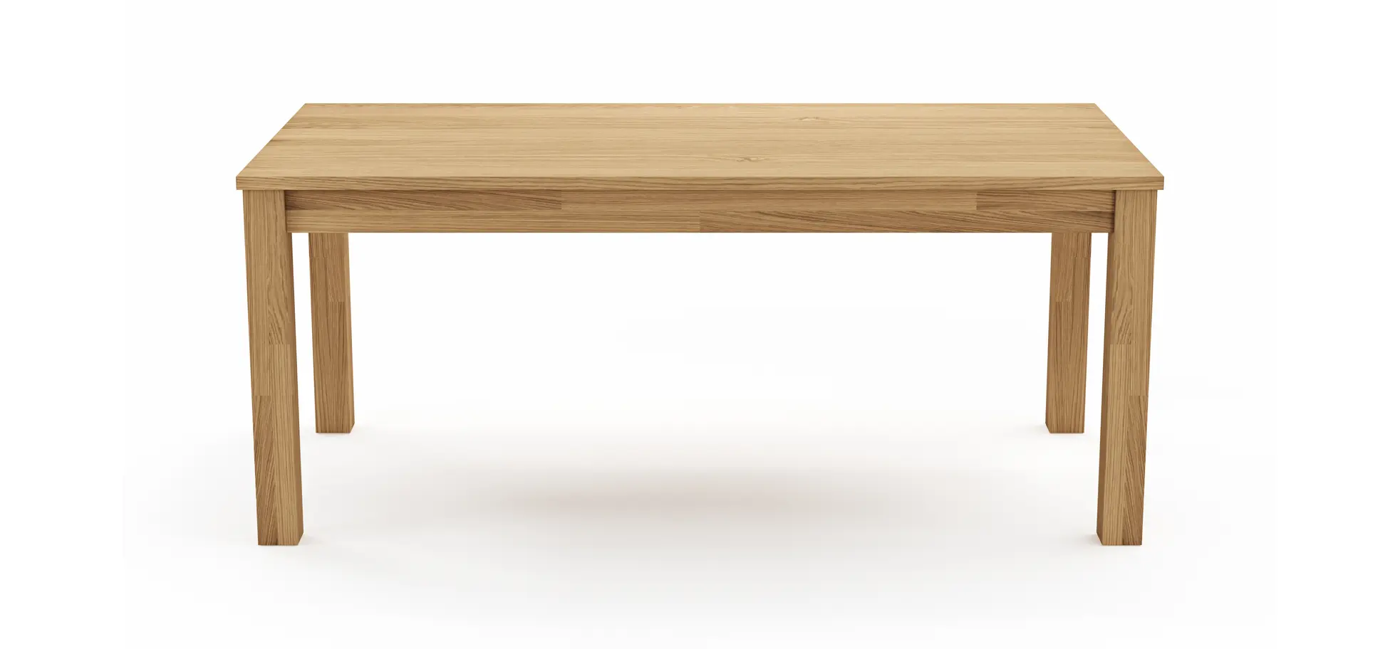 Esstisch Dinner - verlängerbar, LB ca. 180x90 cm, Wildeiche massiv