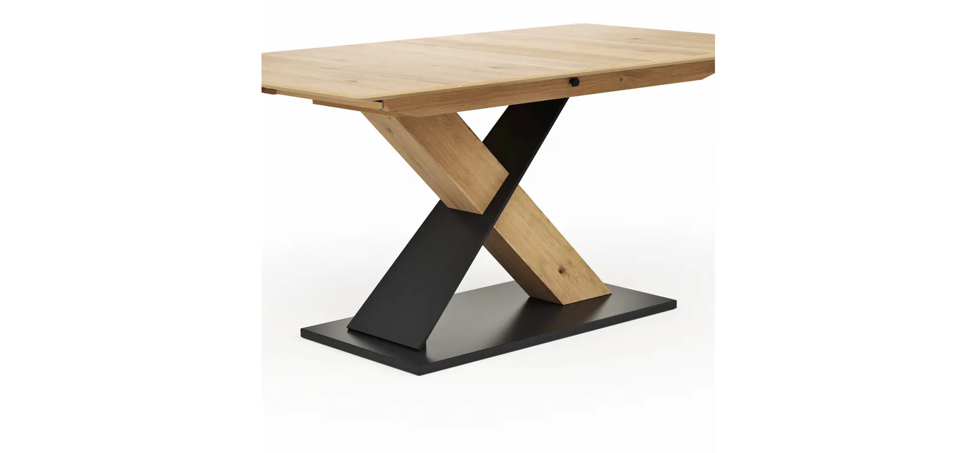 Esstisch Dinner - verlängerbar, LB ca. 140x90cm, Eiche furnier