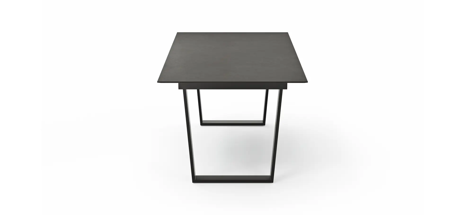 Esstisch Dinner - verlängerbar, LB ca. 200x95 cm, Kunststoff, Dunkelgrau