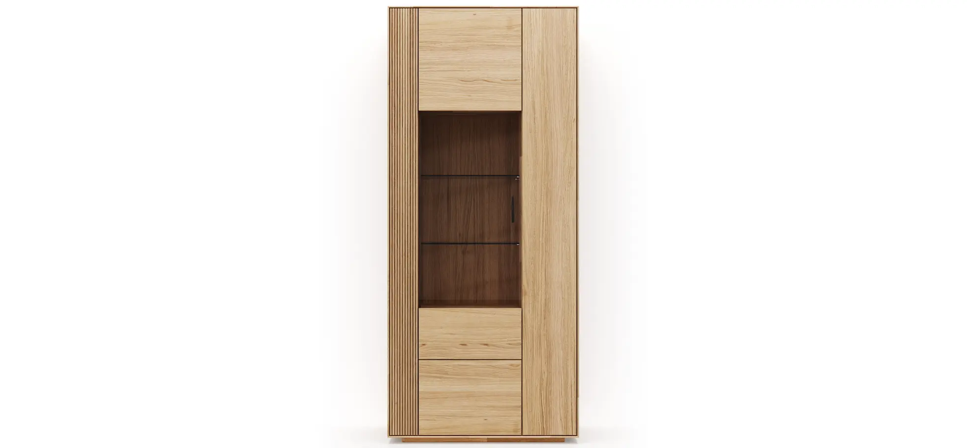 Vitrine Estana - Eiche massiv, legno