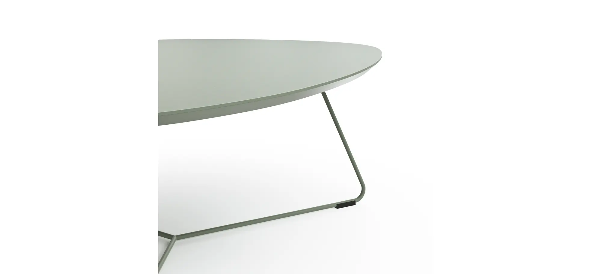 Couchtisch Fano - LBH ca. 87x78x33 cm, Fenix, Olivgrün