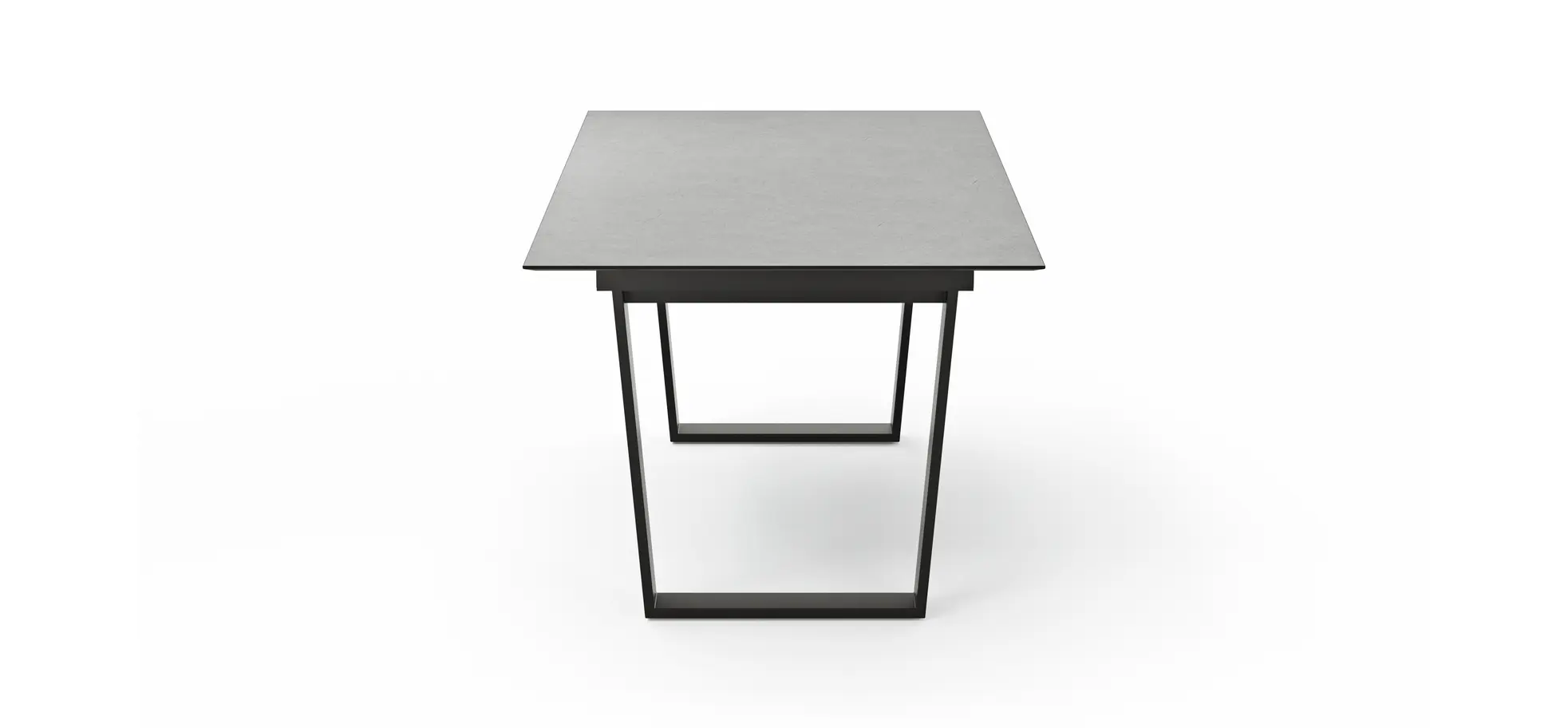 Esstisch Dinner - LB ca. 180x95 cm, Kunststoff, Hellgrau