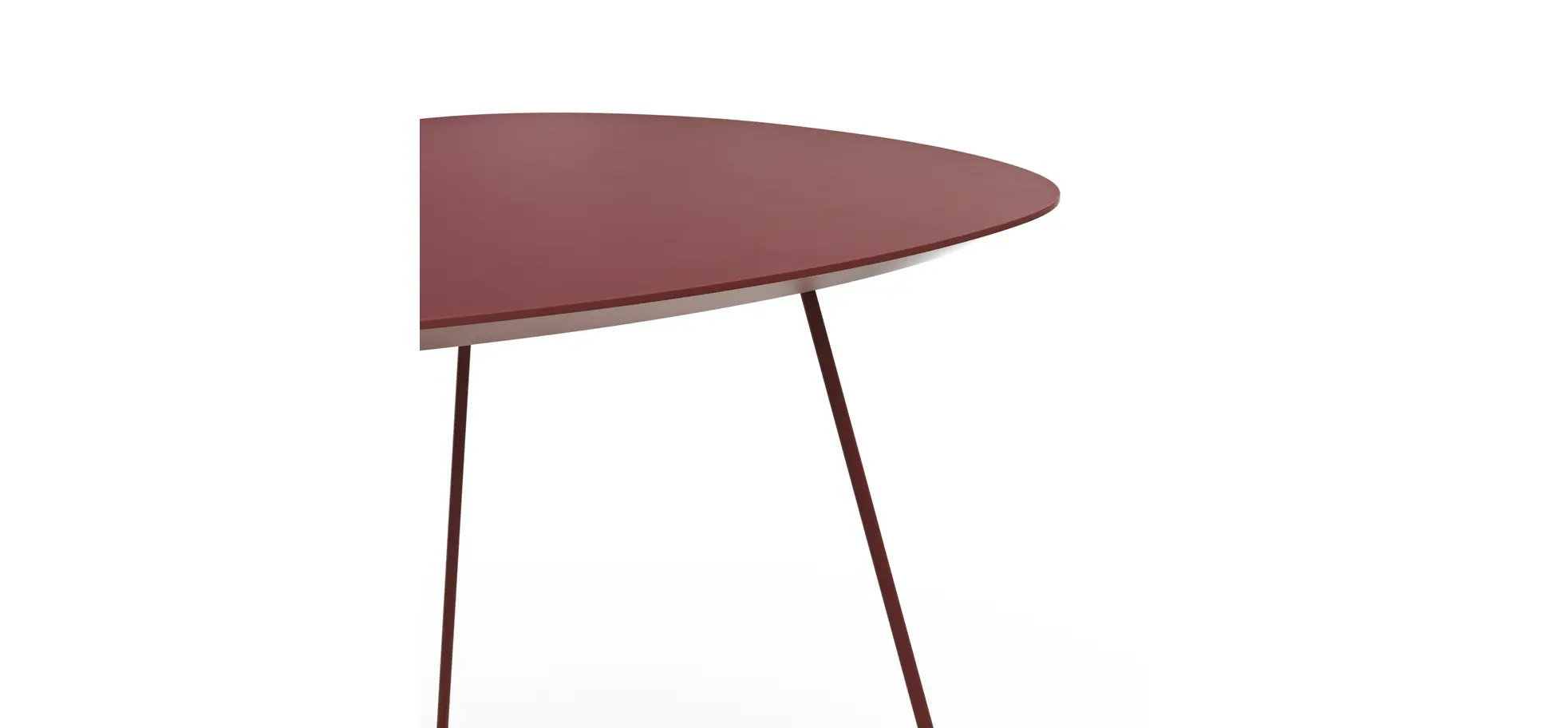 Couchtisch Fano - LBH ca. 67x60x38 cm, Fenix, Bordeaux
