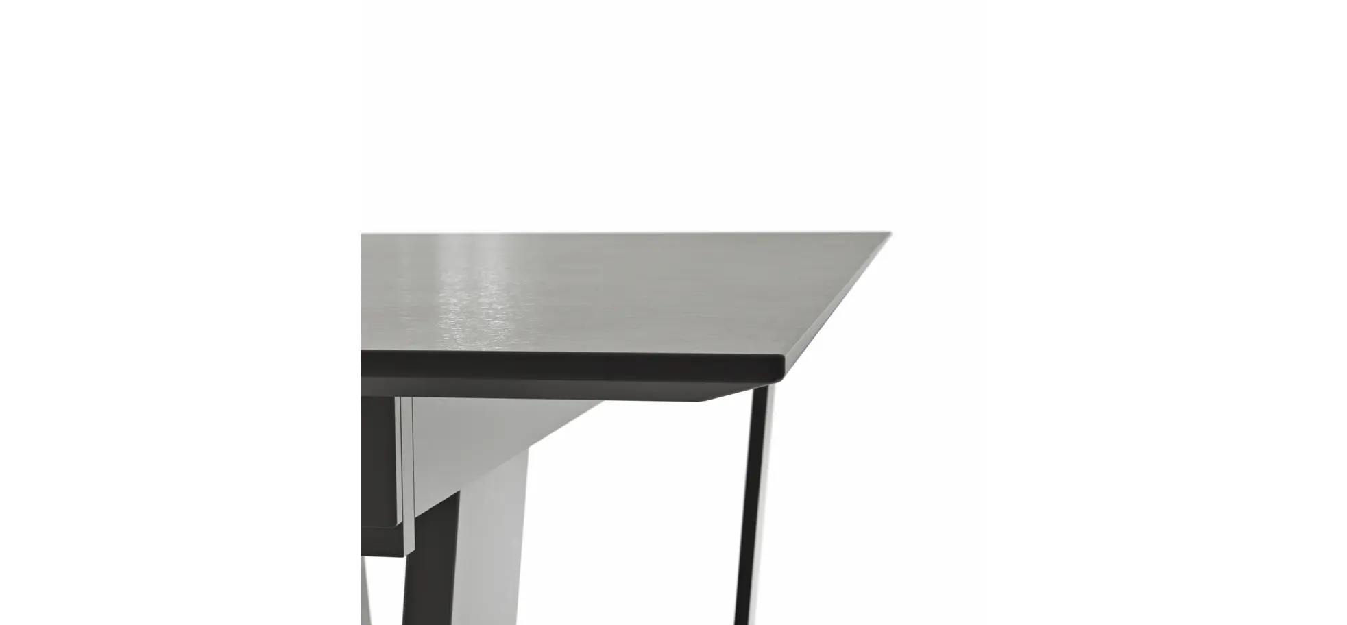 Esstisch Dinner - verlängerbar, LB ca. 200x95 cm, Kunststoff, Grau