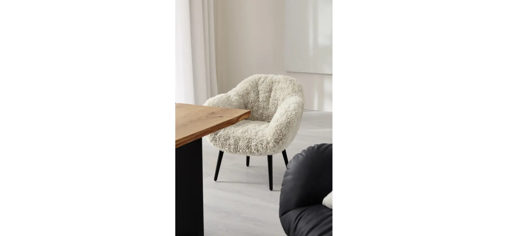 Sessel Sevano - Kunstfell, natur