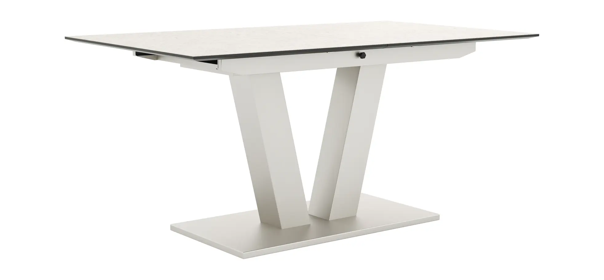 Esstisch Dinner - ausziehbar, LB ca. 160x 90 cm, HPL, Sand 3027636