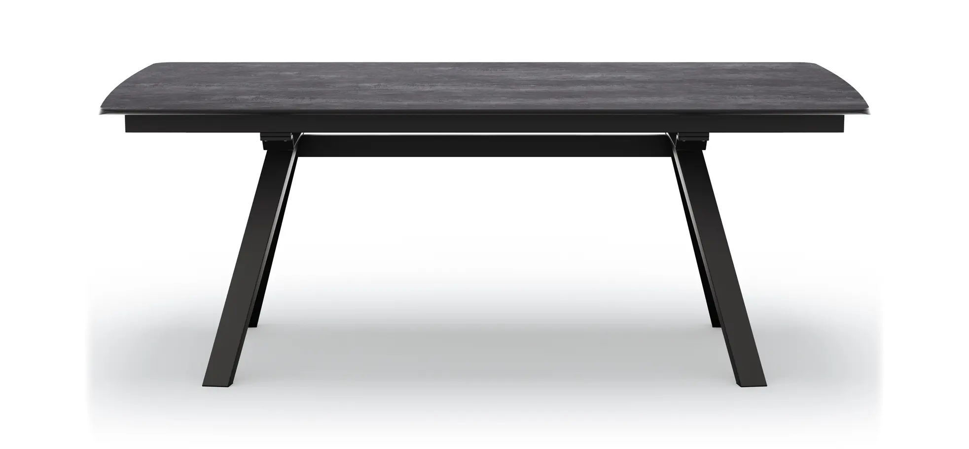 Esstisch Sedana - ausziehbar, LB ca. 200x100cm, Keramik, Schiefergrau