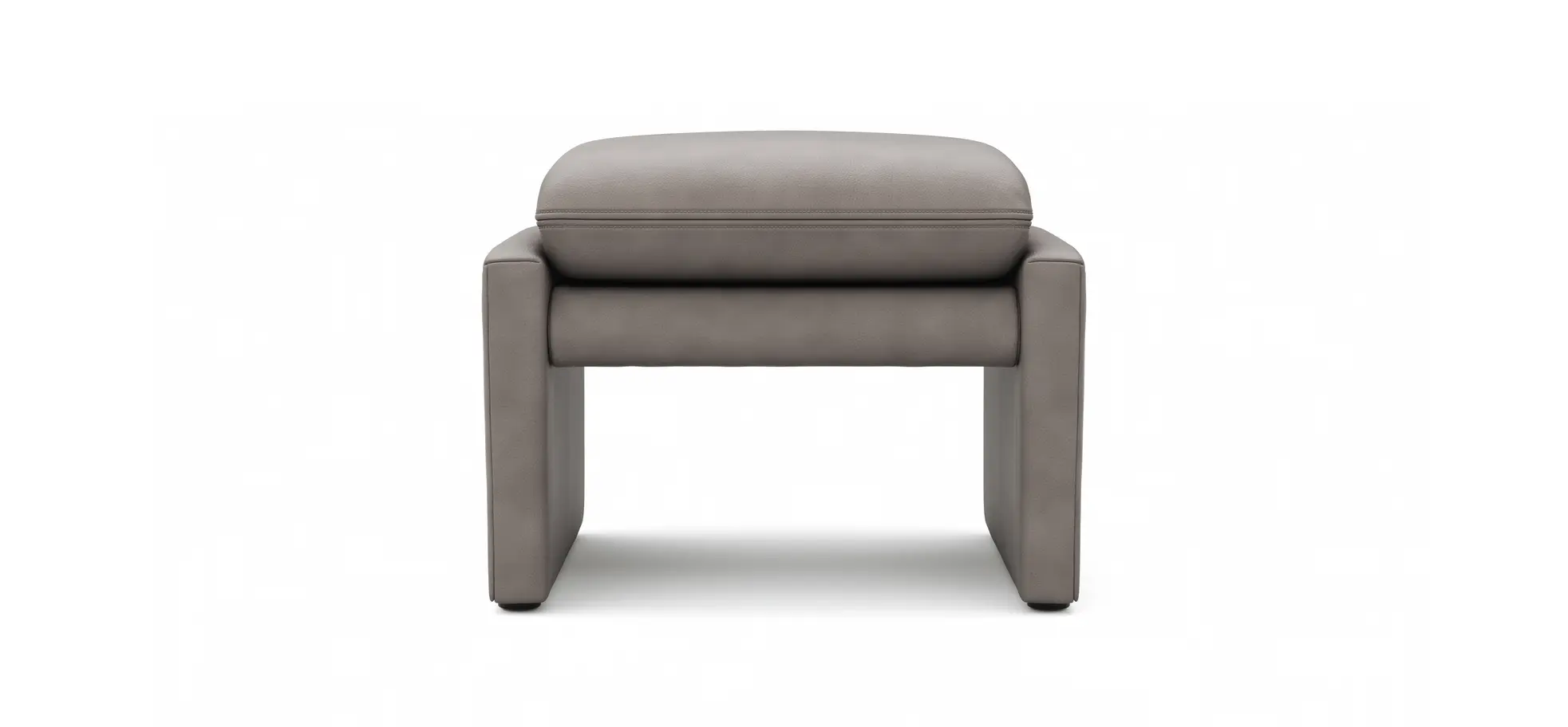 Hocker Tenero - inkl. Sitzhöhe verstellbar, Stoff, Grau