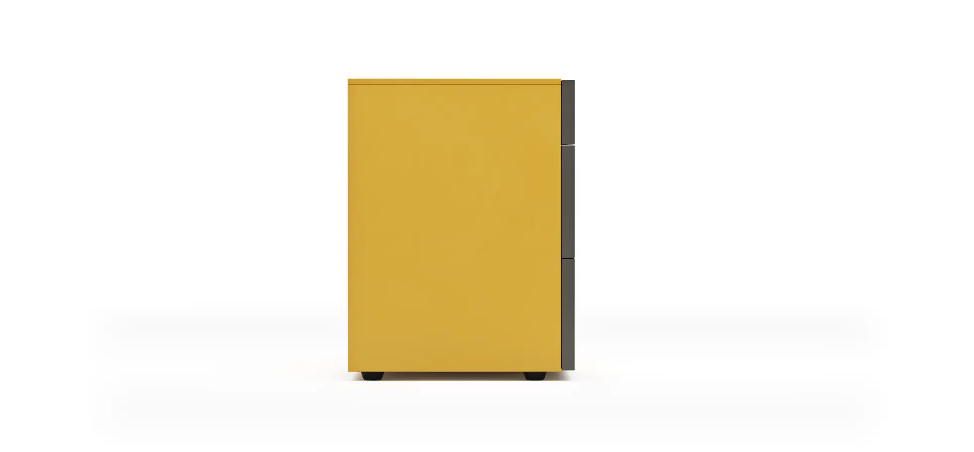 Kommode Loretto - BHT ca. 135x70x53 cm, Lack matt, Safrangelb