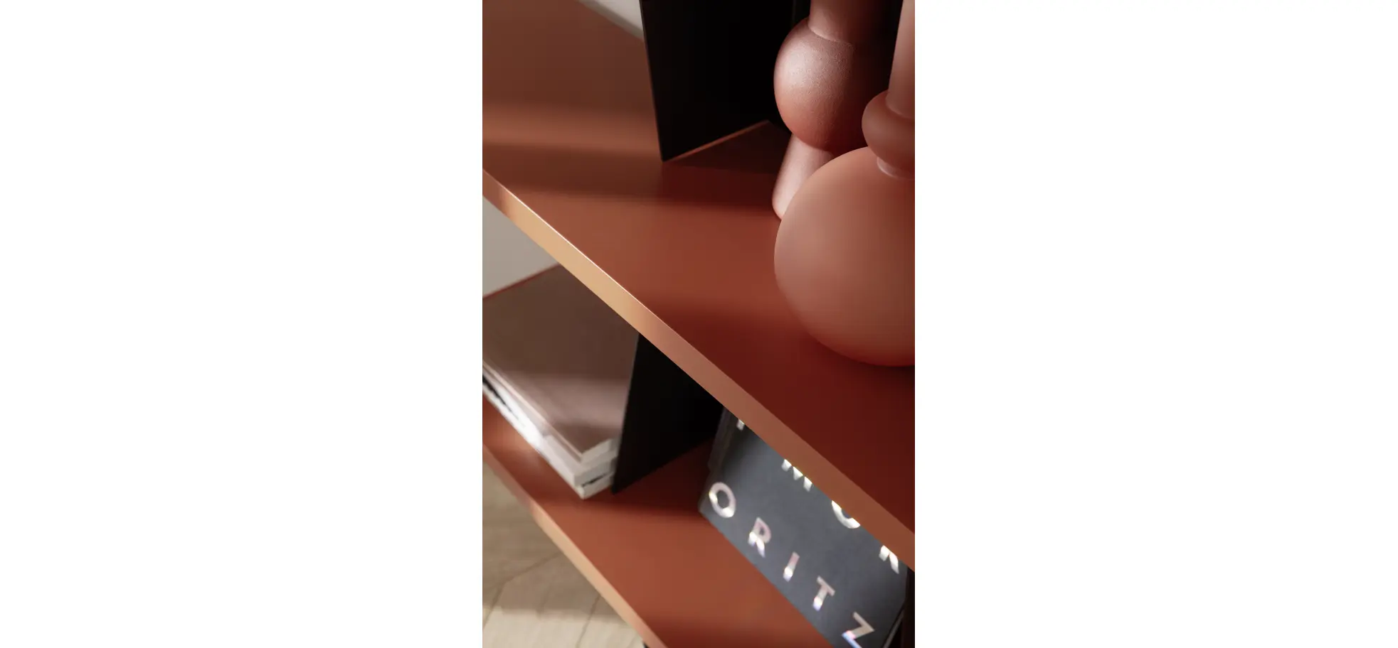 Wandboard Venzone - BHT  108x210x25 cm, Anthrazit, Campari