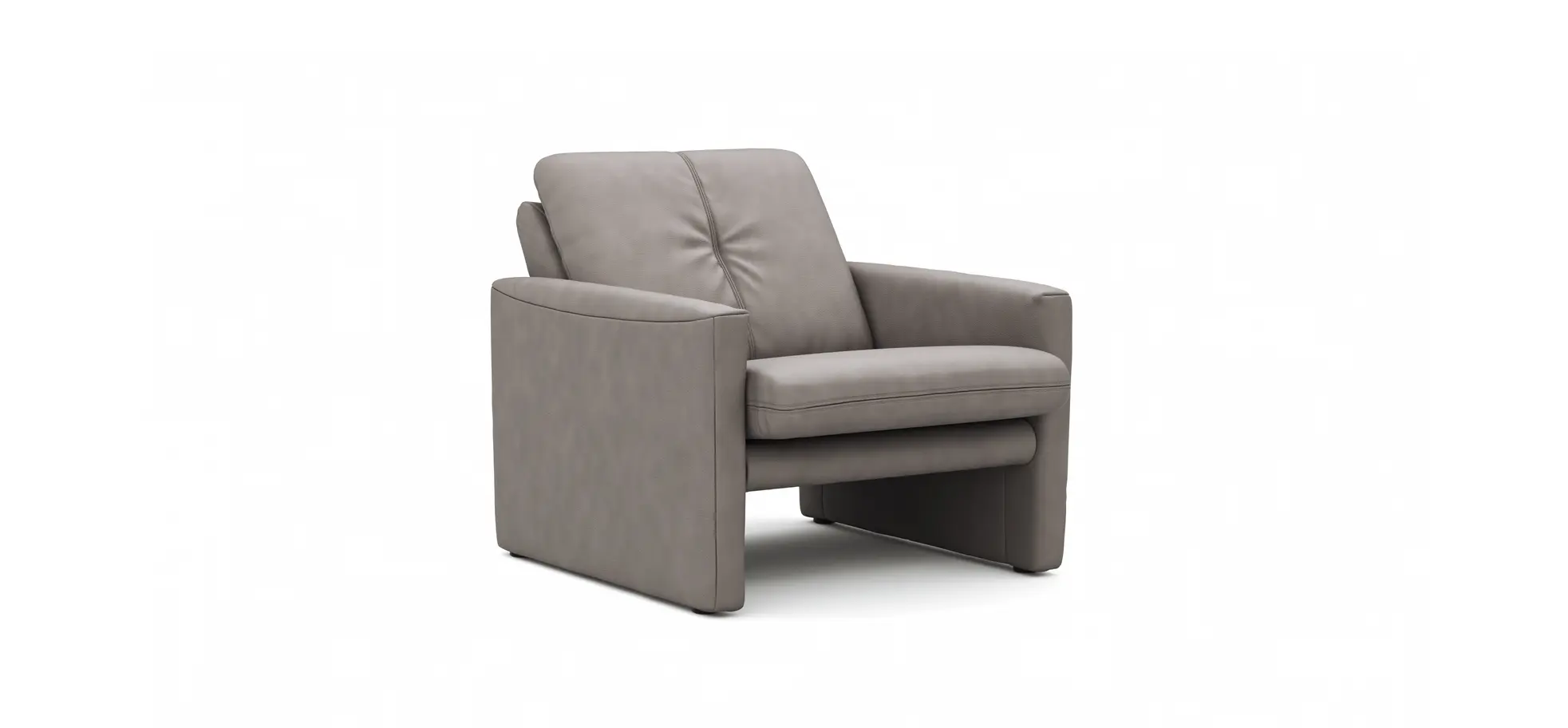Sessel Tenero - inkl. Relaxfunktion, Stoff, Grau