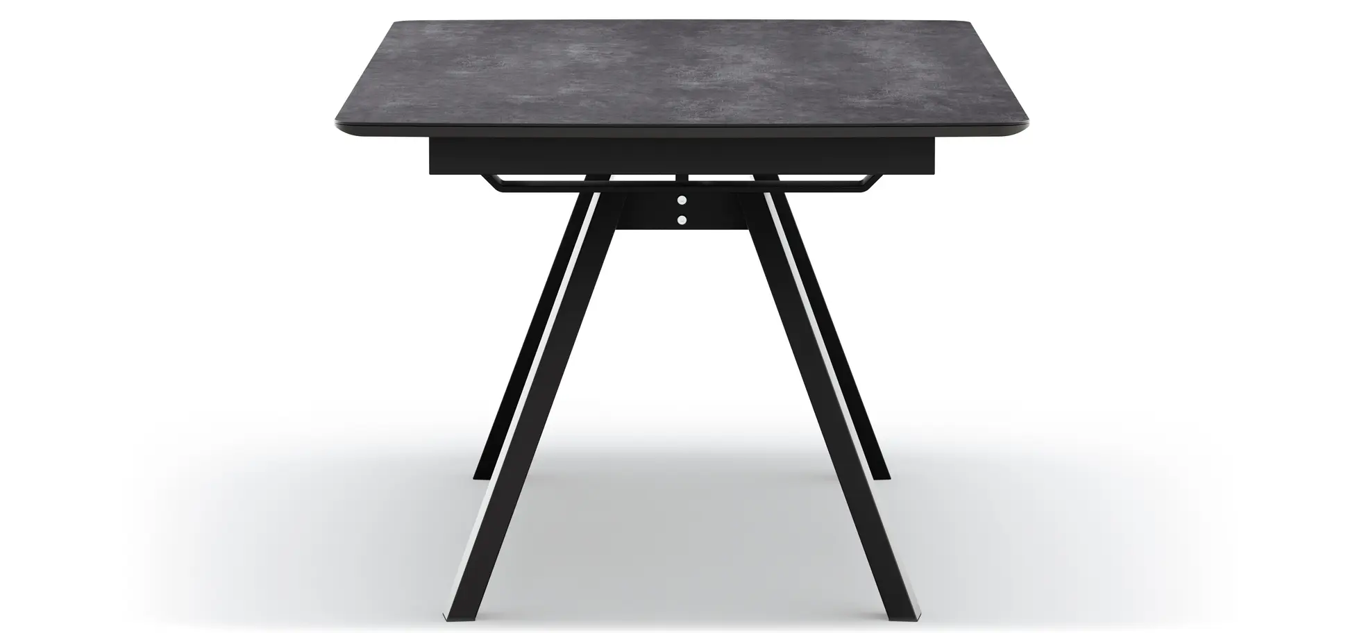 Esstisch Sedana - ausziehbar, LB ca. 200x100cm, Keramik, Schiefergrau