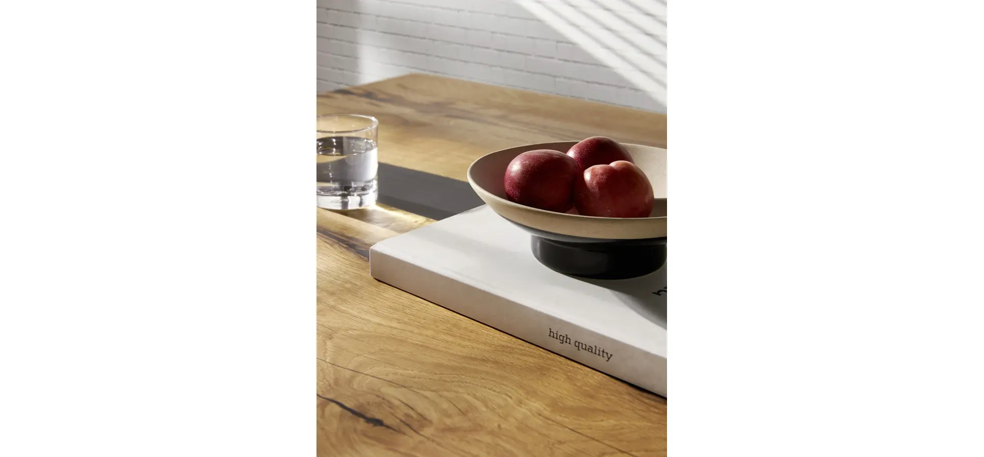 Esstisch Nera - LB ca. 220x110 cm, Asteiche massiv, Epoxy