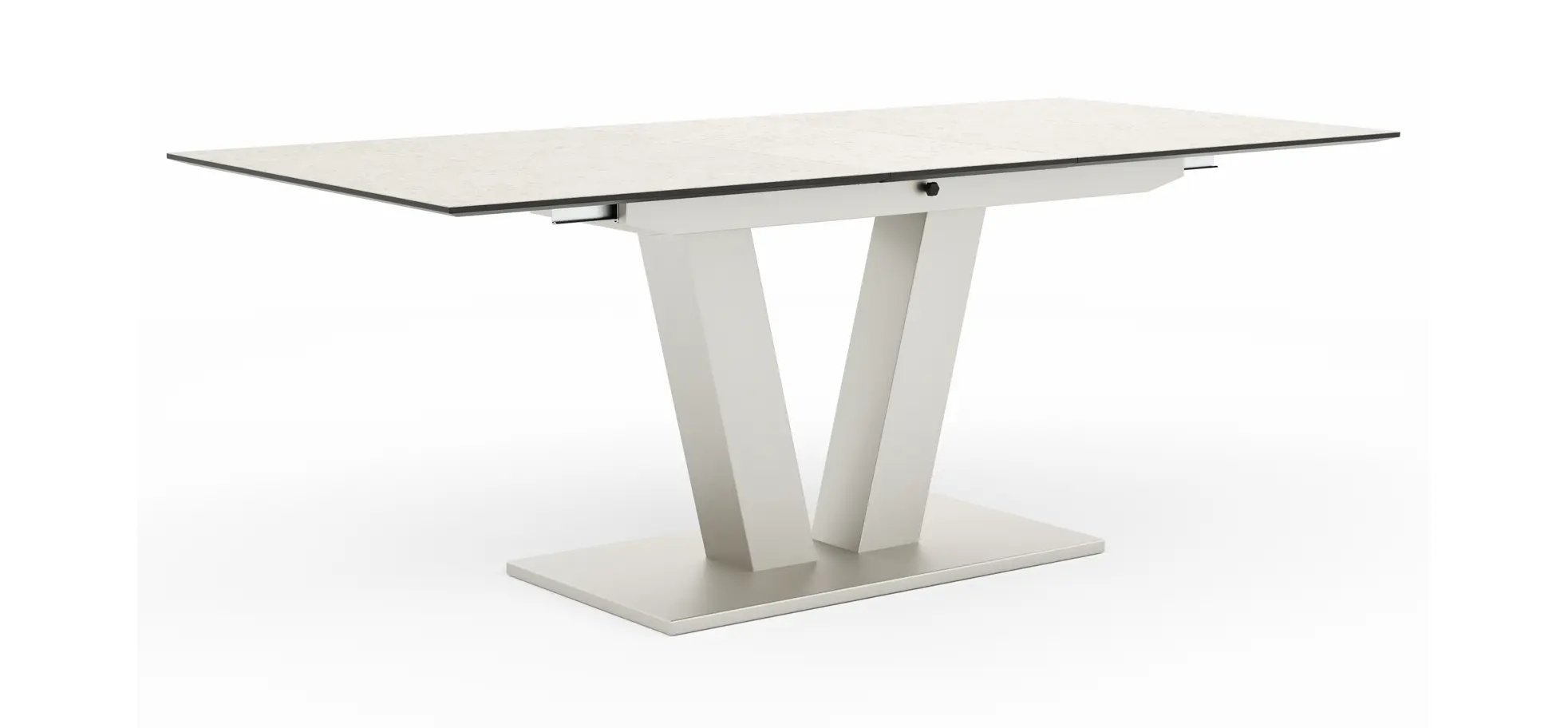 Esstisch Dinner - ausziehbar, LB ca. 160x 90 cm, HPL, Sand