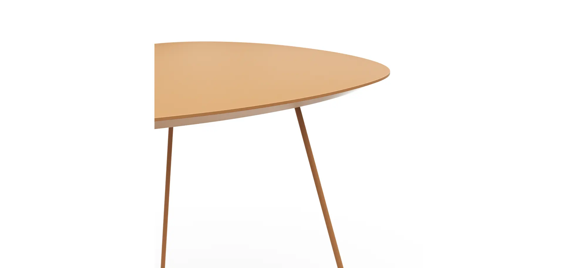 Ecktisch Fano - LBH ca. 59x50x50 cm, Fenix, Beige